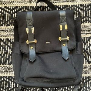 Gianni Bini black neoprene backpack / laptop sleeve